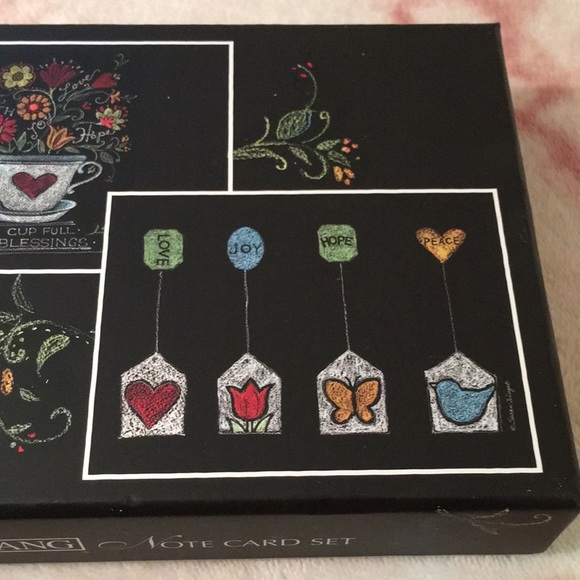 Lang Cup Of Blessings Note Card Set of 12, NWT - Picture 3 of 12